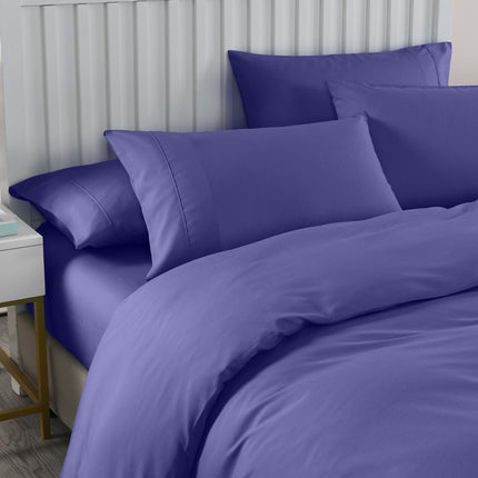 Royal Comfort Bamboo Cooling 2000TC Quilt Cover Set - Queen - Royal Blue-1951134828212654081