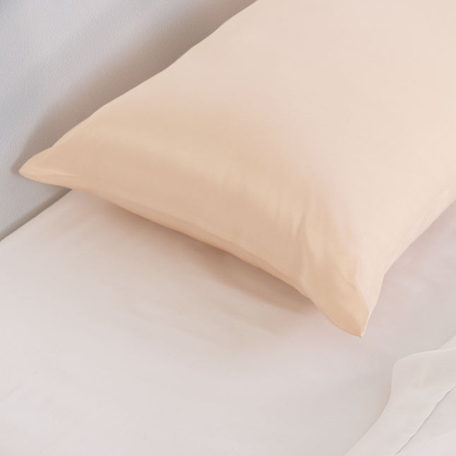 Pure Silk Pillow Case by Royal Comfort (Single Pack) - Champagne Pink-1951134815461969922