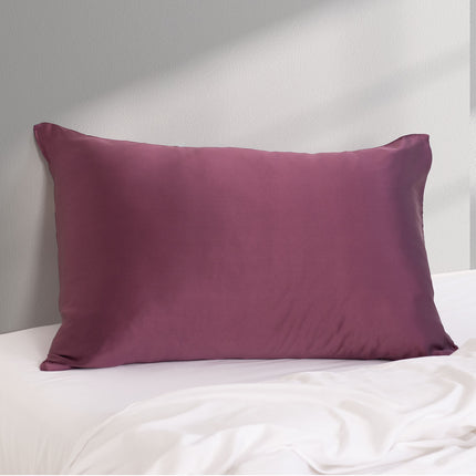 Pure Silk Pillow Case by Royal Comfort (Single Pack) - Malaga Wine-1951134815860428803