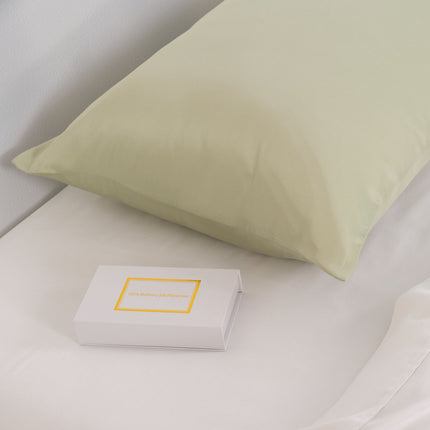 Pure Silk Pillow Case by Royal Comfort (Single Pack) - Sage-1951134816057561090