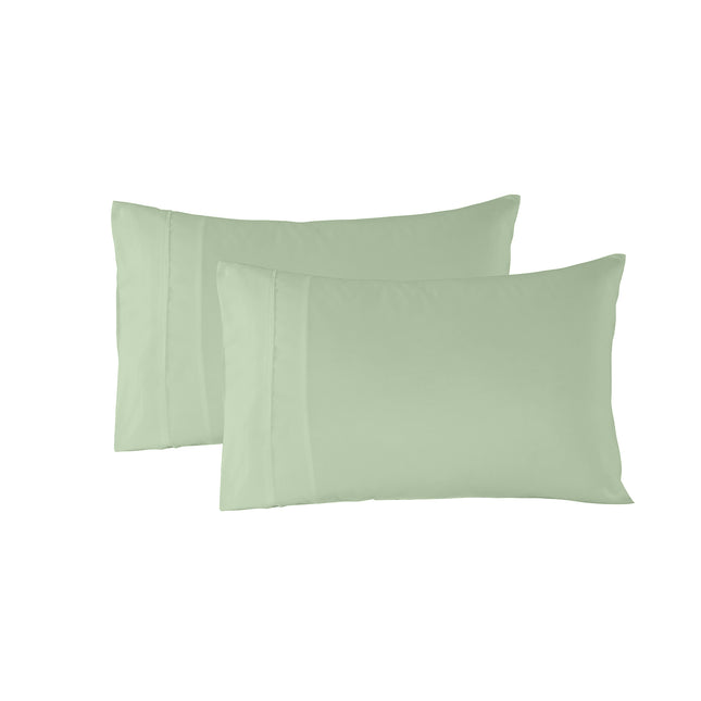 Royal Comfort - 1200TC Ultrasoft 4 Pc Sheet Set - Double - Sage Green-1951134880259772419