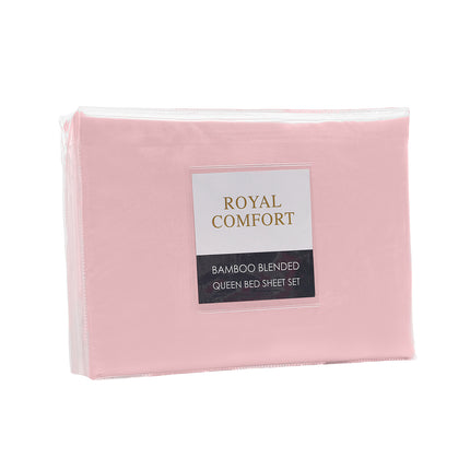 Royal Comfort Blended Bamboo Sheet Set Bubble Bath - Queen-1951134881610338307