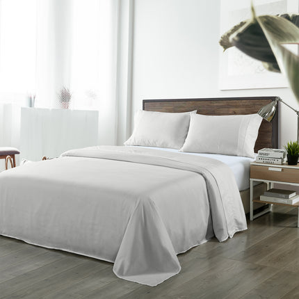 Royal Comfort Blended Bamboo Sheet Set Light Grey - King-1951134883225145344