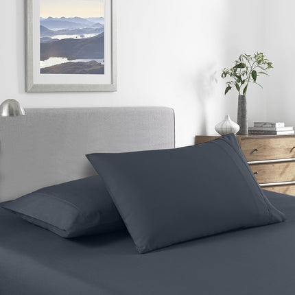 Royal Comfort Bamboo Cooling 2000TC Sheet Set - Single - Charcoal-1951134883975925761
