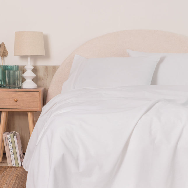 Royal Comfort Vintage Washed 100% Cotton Sheet Set King - White-1951134889655013377