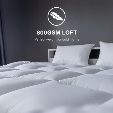 Royal Comfort 800GSM Silk Quilt - Queen-1951134843987431428