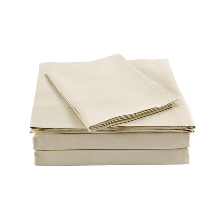 Royal Comfort Blended Bamboo Sheet Set Dark Ivory - King-1951134849230311425