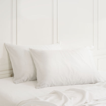 MULBERRY SILK PILLOW CASE TWIN PACK - SIZE: 51X76CM - IVORY-1951134812307853316