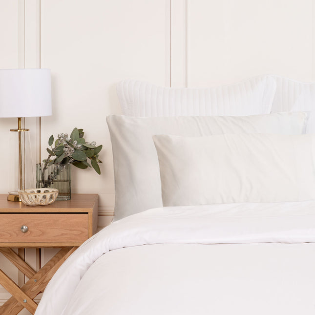 MULBERRY SILK PILLOW CASE TWIN PACK - SIZE: 51X76CM - IVORY-1951134812307853313