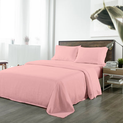 Royal Comfort Bamboo Blended Sheet Set Blush - King-1951134852321513472