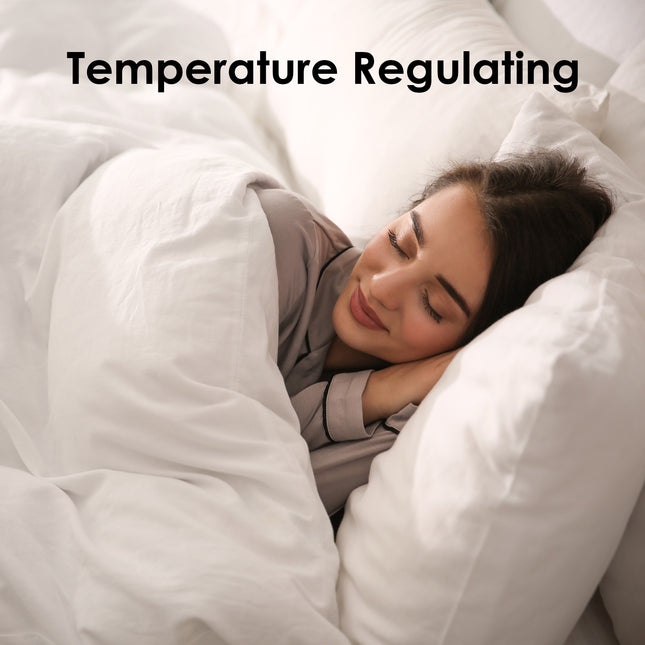 Royal Comfort Blended Bamboo Quilt Cover Sets -Dark Ivory-Double-1951134818922270726