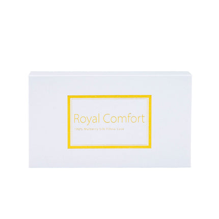 Pure Silk Pillow Case by Royal Comfort-White-1951134813608087559