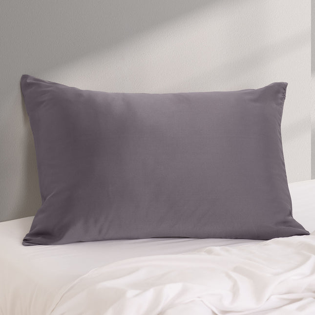 Pure Silk Pillow Case by Royal Comfort-Charcoal-1951134813780054020