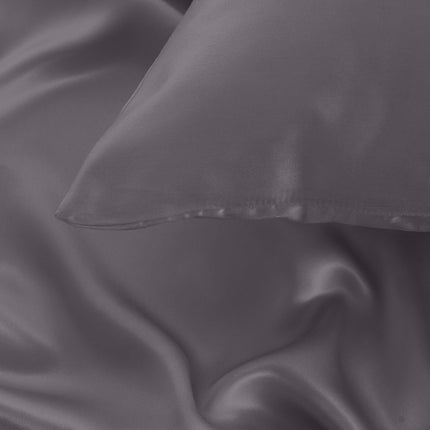 Pure Silk Pillow Case by Royal Comfort-Charcoal-1951134813780054022