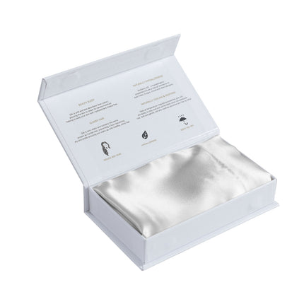 Pure Silk Pillow Case by Royal Comfort-Silver-1951134813960409093