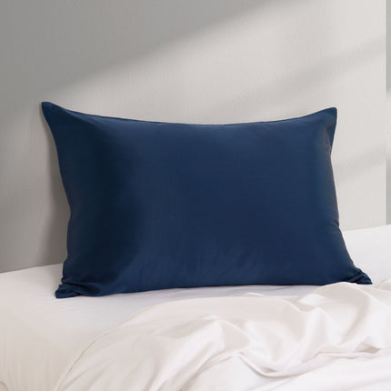 Pure Silk Pillow Case by Royal Comfort-Navy-1951134814337896451