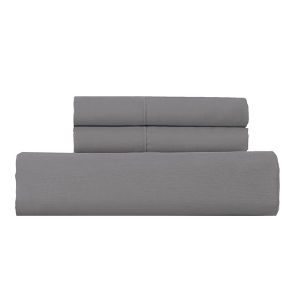 Royal Comfort 1000TC Cotton Blend Quilt Cover Sets King - Charcoal-1951134822093164547