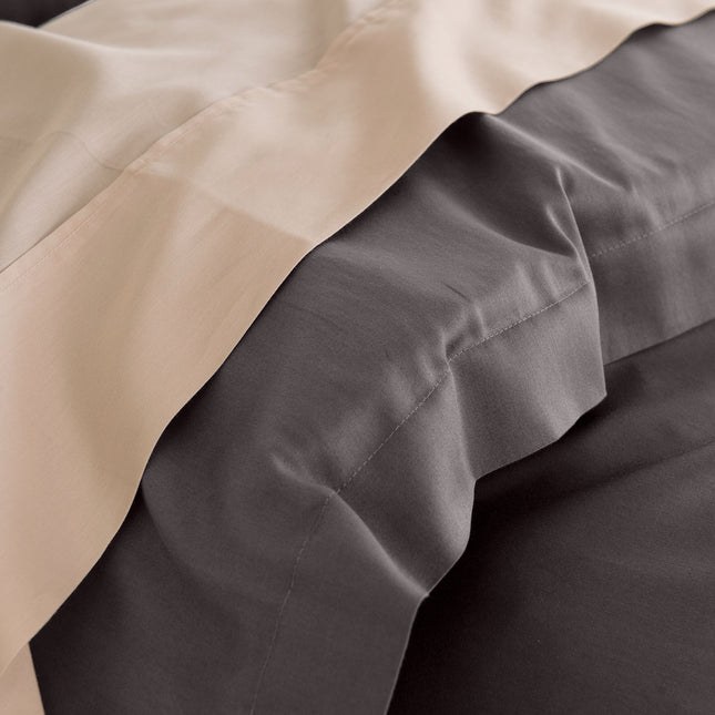 Royal Comfort - Balmain 1000TC Bamboo cotton Quilt Cover Sets (Queen) - Pewter-1951134823263375365