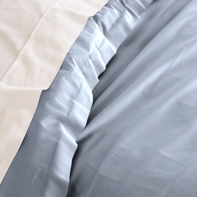 Royal Comfort - Balmain 1000TC Bamboo cotton Quilt Cover Sets (King) - Blue Fog-1951134824609746949
