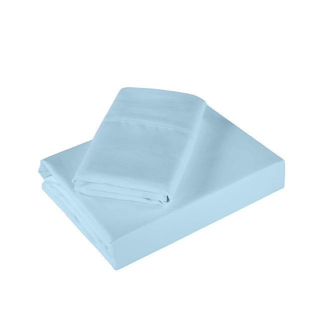Royal Comfort 1200TC Ultrasoft 4 Piece Sheet Set - Queen - Sky Blue-1951134858021572611