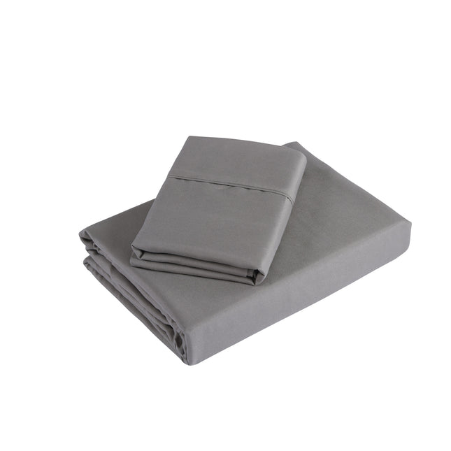 Royal Comfort 1200TC Ultrasoft 4 Piece Sheet Set - King - Charcoal-1951134858550054915