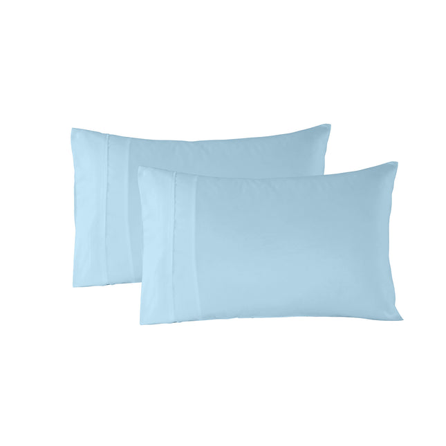 Royal Comfort 1200TC Ultrasoft 4 Piece Sheet Set - King - Sky Blue-1951134858734604290