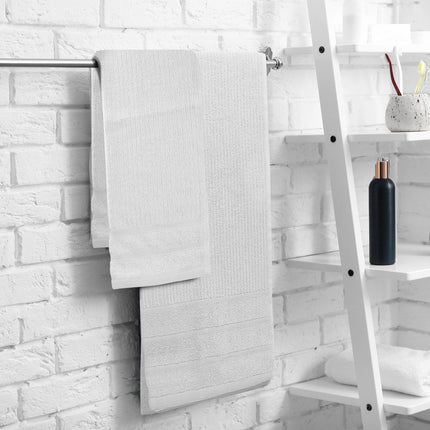 Royal Comfort Eden Egyptian Cotton 600 GSM 8 Piece Towel Pack White-1951134891118825477