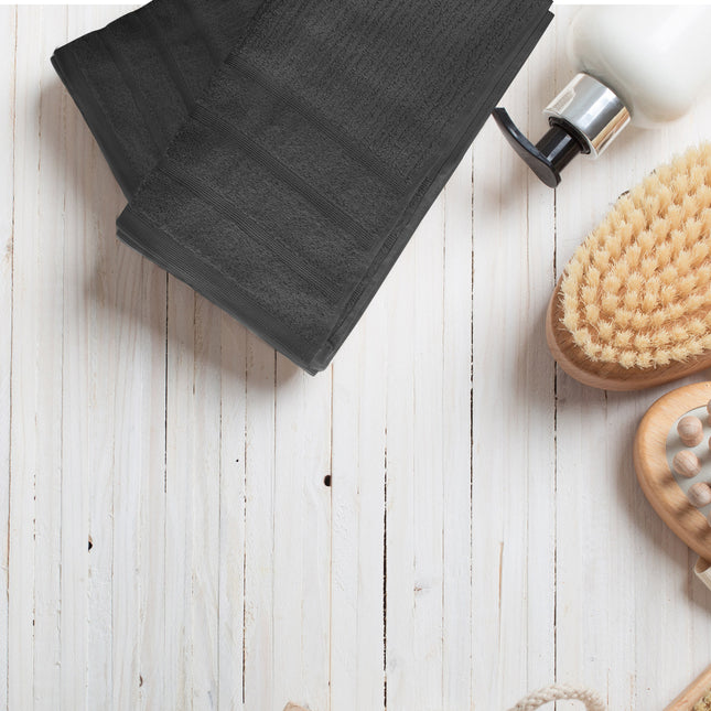 Royal Comfort Eden Egyptian Cotton 600 GSM 8 Piece Towel Pack Granite-1951134891286597635