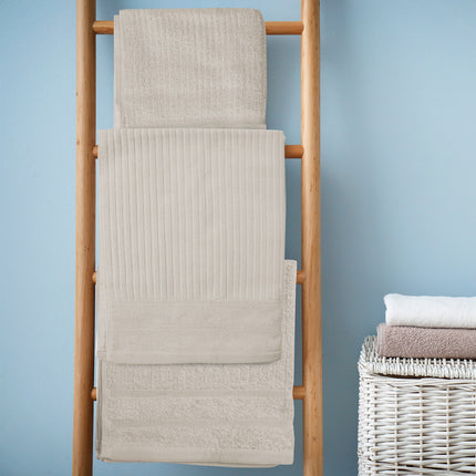 Royal Comfort Eden Egyptian Cotton 600 GSM 8 Piece Towel Pack Beige-1951134891450175490