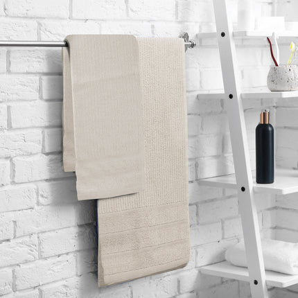 Royal Comfort Eden Egyptian Cotton 600 GSM 8 Piece Towel Pack Beige-1951134891450175493