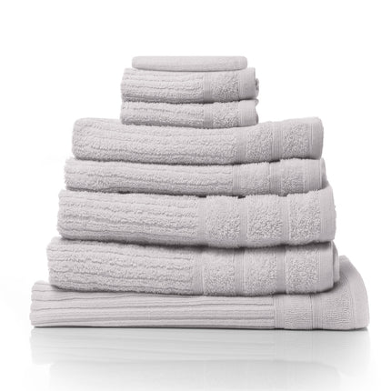 Royal Comfort Eden Egyptian Cotton 600 GSM 8 Piece Towel Pack Sea Holly-1951134891626336256