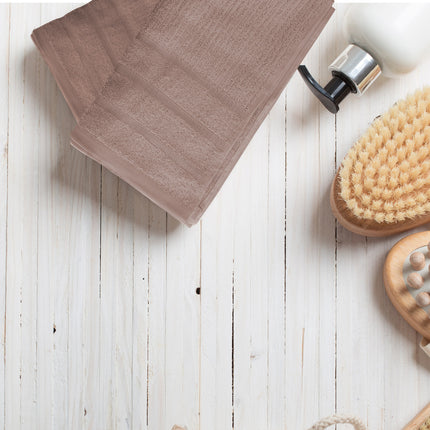 Royal Comfort Eden Egyptian Cotton 600 GSM 8 Piece Towel Pack Champagne Rose-1951134891802497027