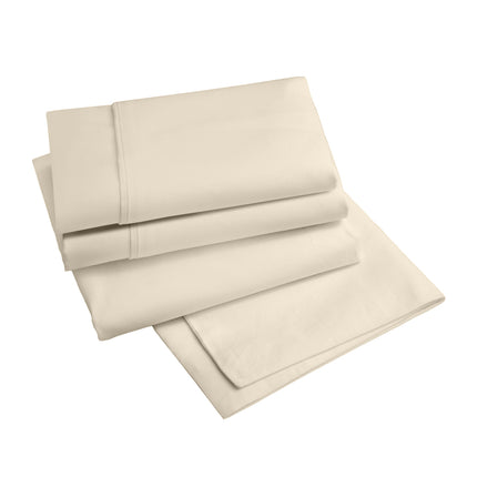 Renee Taylor 1500 Thread count Cotton Blend Sheet sets King Ivory-1951134873129455620