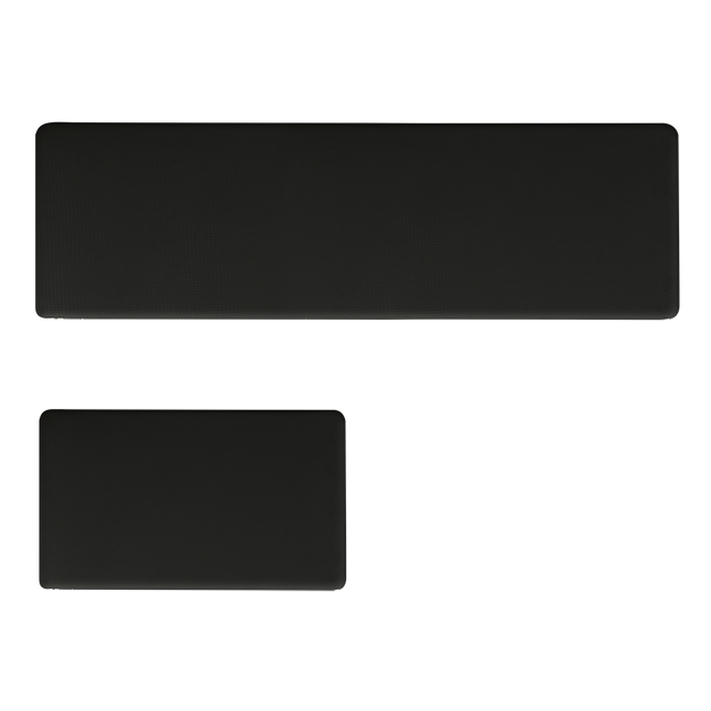 Marlow Kitchen Rug 2PCS Non Slip Anti Fatigue Mat Black-1954802461055258632