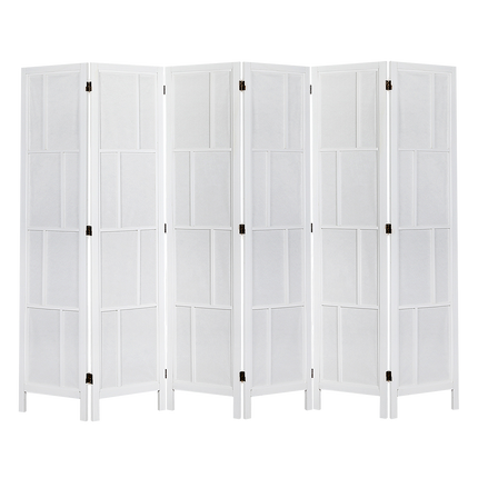 Levede 6 Panel Room Divider 170cm Freestanding Screen-1973194197406191624