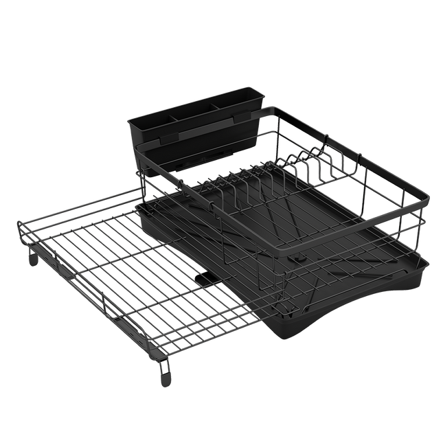 Toque Expandable Drain Drying Rack Dish Bowl Holder-1973193546504736776