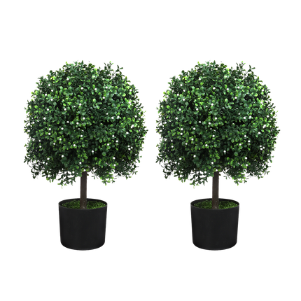 Lambu Artificial Boxwood Topiary Ball Tree-1975420332667965448