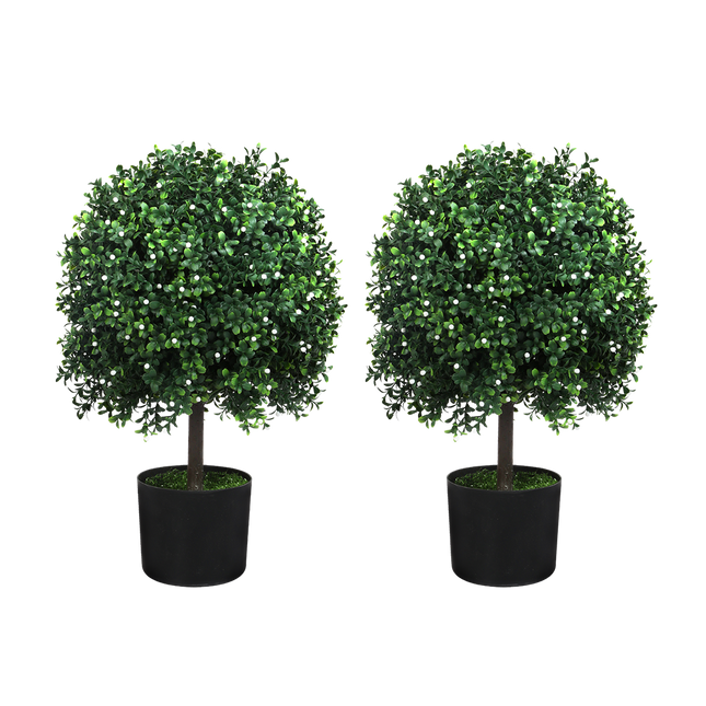 Lambu Artificial Boxwood Topiary Ball Tree-1975420332667965448