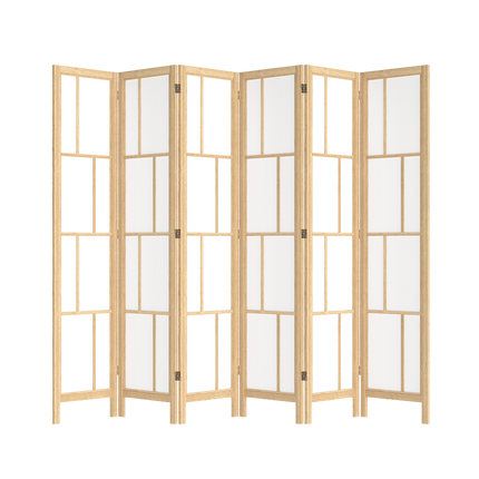 Levede 6 Panel Room Divider 170cm Freestanding Screen-1973194197183893512