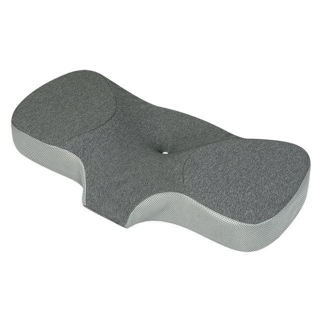 Dreamz Memory Foam Pillow Pillowcase Supprt Grey Rebound-1973193536392269832