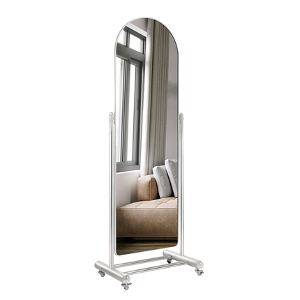 Yezi 165CM Movable Arch Full Length Mirror-1954802411772186632