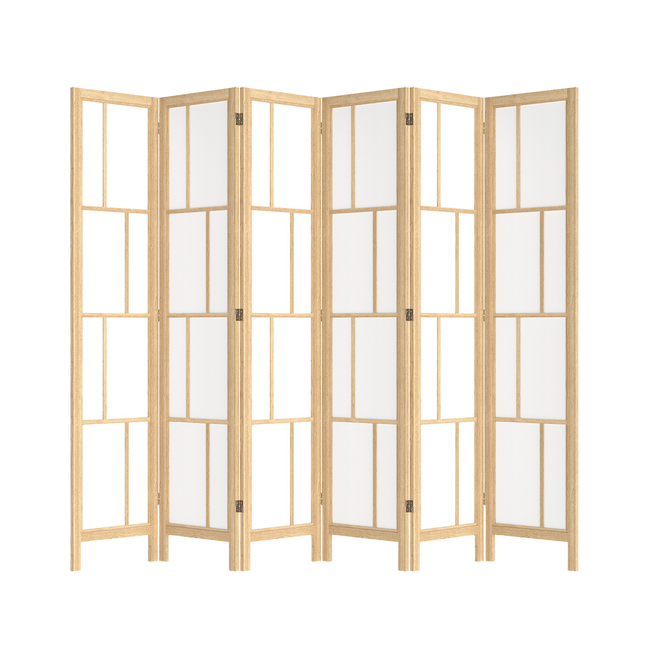 Levede 6 Panel Room Divider 170cm Freestanding Screen-1960920182692122632