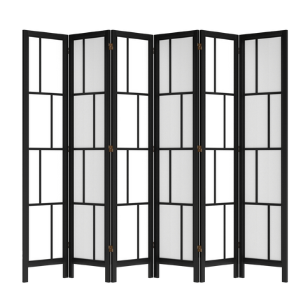 Levede 6 Panel Room Divider 170cm Freestanding Screen-1973194196961595400