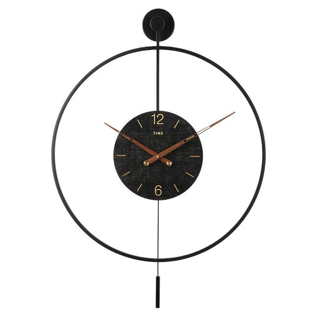 Yezi Wall Clock 50cm Large Round Modern Home Decoration-1954802444986880008