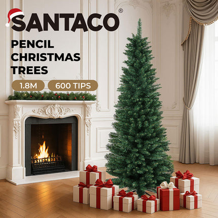 Santaco 1.8M 600Tips Pencil Christmas Tree-1952534166193180677