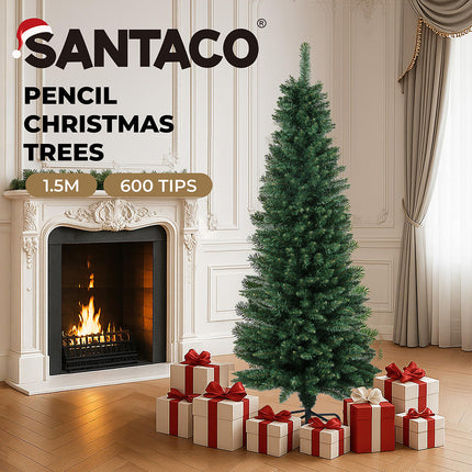 Santaco 1.5M 350 Tips Pencil Christmas Tree-1952534166017019909