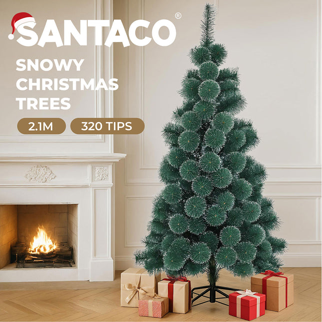 Santaco 2.1M 320 Tips Christmas Tree Full Pine Needle-1952534165832470533