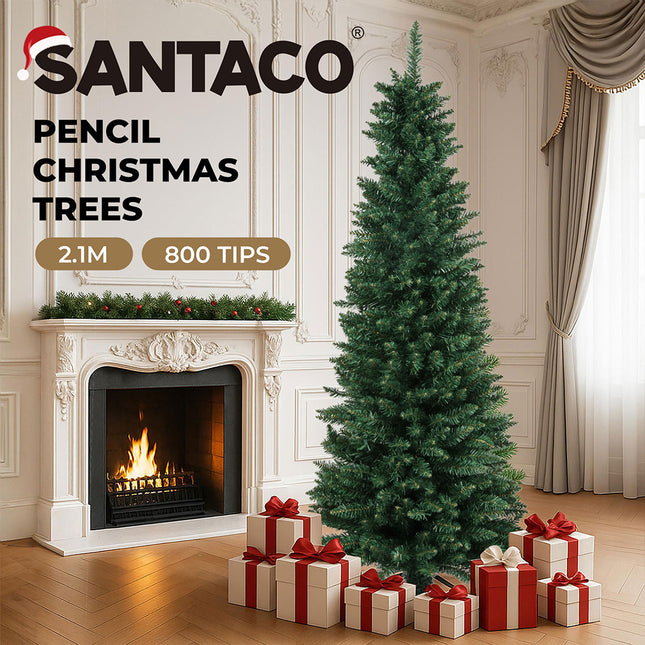 Santaco 2.1M 800Tips Pencil Christmas Tree-1952534166373535749