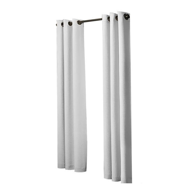 2x Blockout Curtains Panels 3 Layers Grey-1954802971111985153