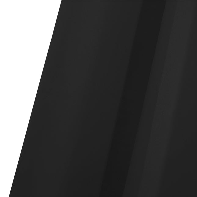 2x Blockout Curtains Panels 3 Layers Black-1975420490071805955